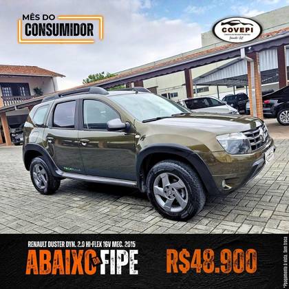 RENAULT DUSTER 2.0 DYNAMIQUE 4X2 16V FLEX 4P MANUAL